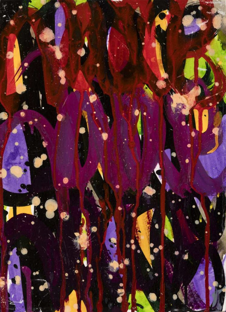 JonOne - A Little Is A Lot - Mixed Technique on Canvas - 34x25 cm