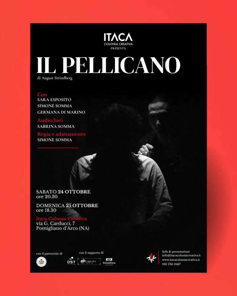 “Il Pellicano” inaugura la Stagione di “Itaca Colonia Creativa”